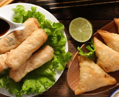Chicken Pastry Samosa & Roll's - 20 Pack - Without Cheese