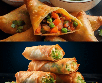 Veg Pastry Samosa's & Roll's - 20 Pack - With Cheese